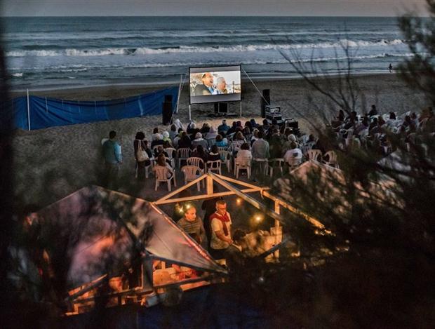 cinéma sur la plage